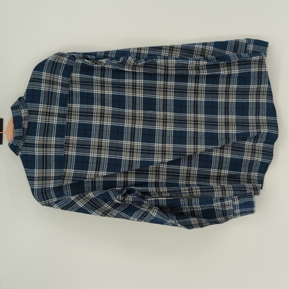 Red Head Plaid Button Down Shirt M western rustic casual long sleeve fall - Picture 3 of 5